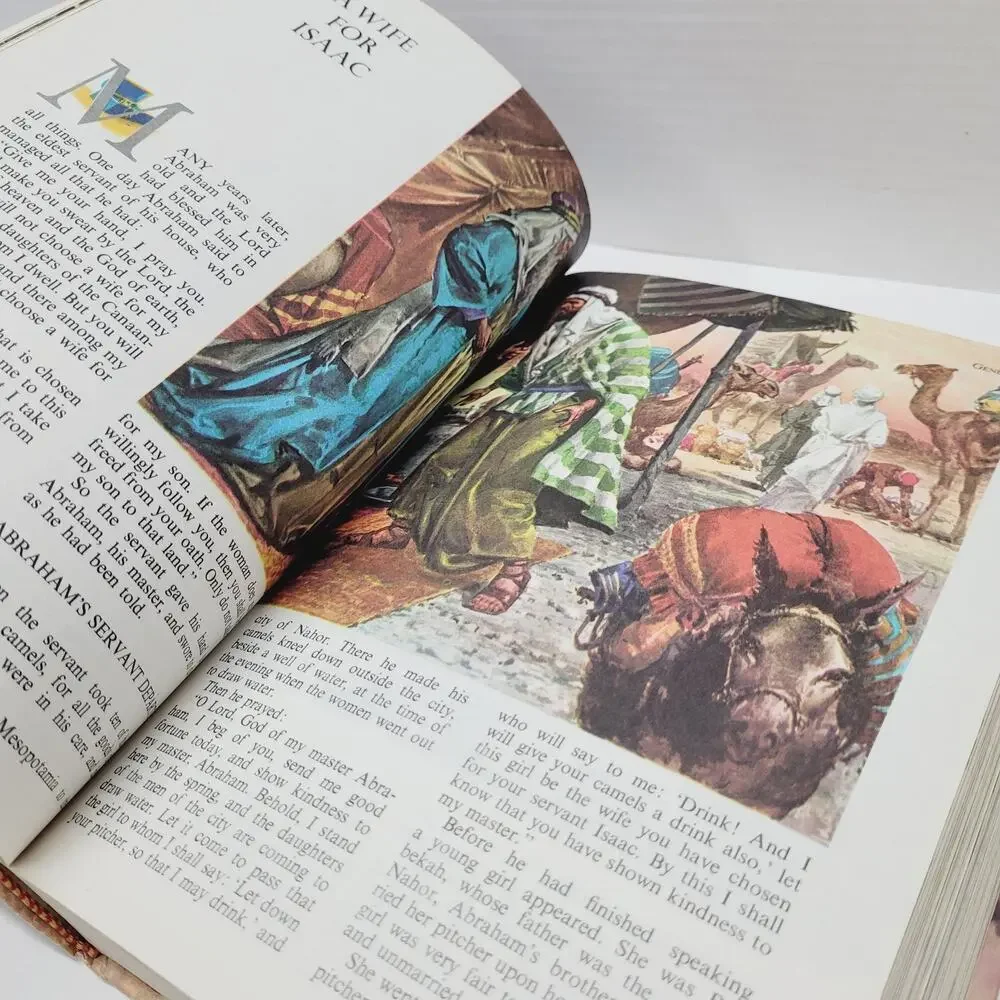 The Children's Bible Golden Press Illustrated 1965 Hard Cover